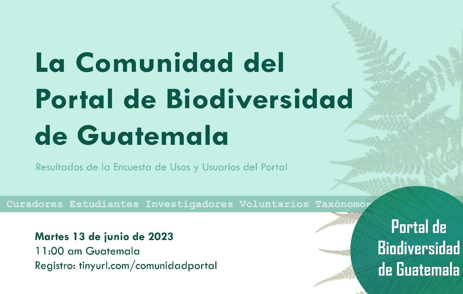 La Comunidad del Portal de Biodiversidad
